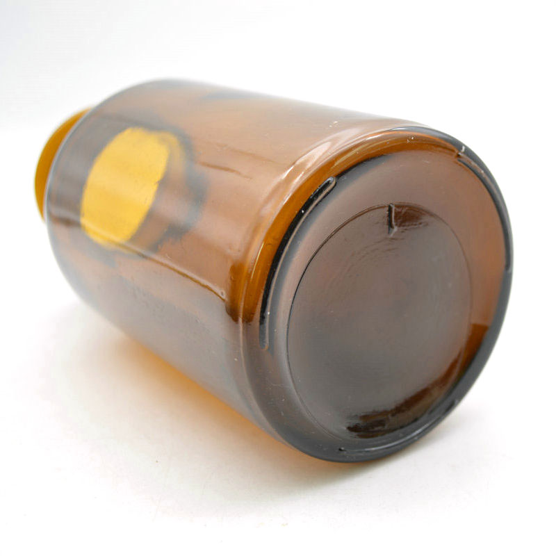 wide mouth pharmaceutical Amber Glass Reagent Bottle 500ml Laboratory Bottle