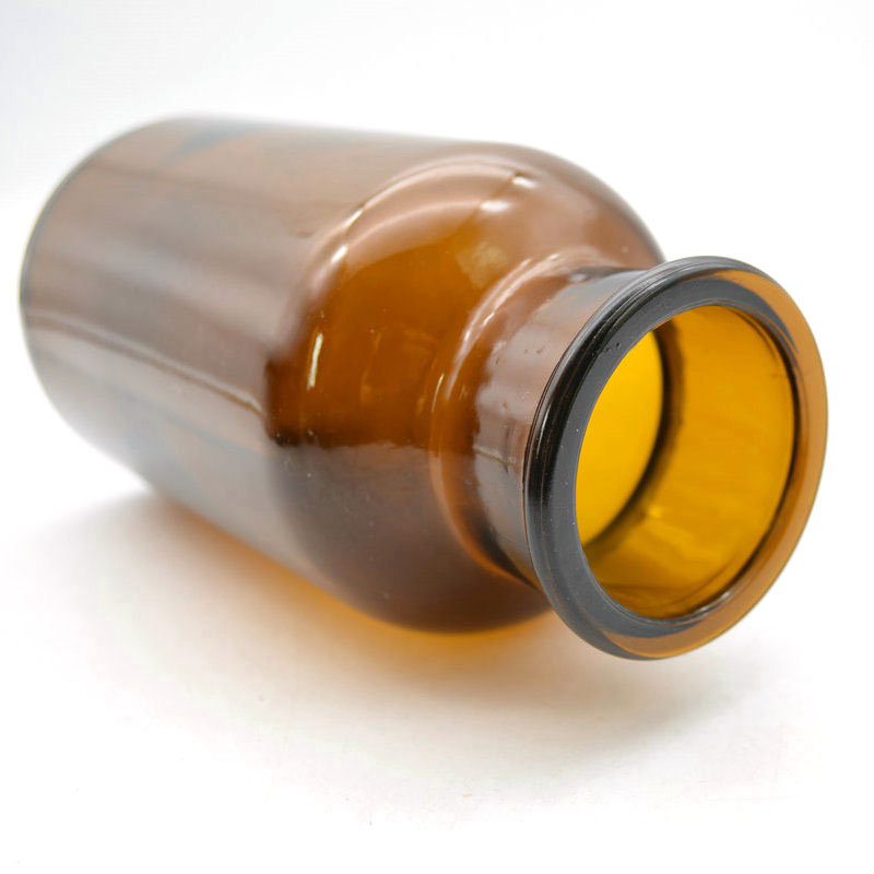 wide mouth pharmaceutical Amber Glass Reagent Bottle 500ml Laboratory Bottle