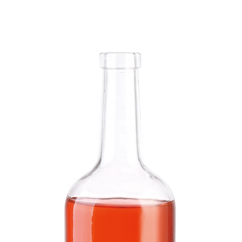 wine bottles wholesale hot stamping 500ml 750ml 1000ml empty vodka glass bottle glass for liquor