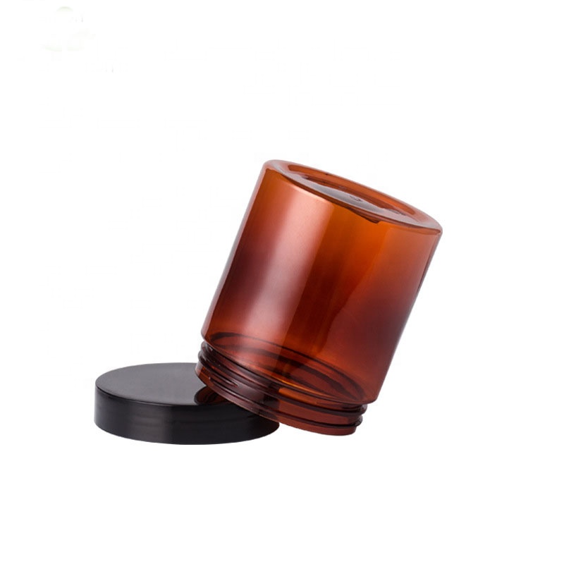 wine red color 250 ml face cream jar 250 ml amber cosmetic jars 8 oz empty plastic pet jar