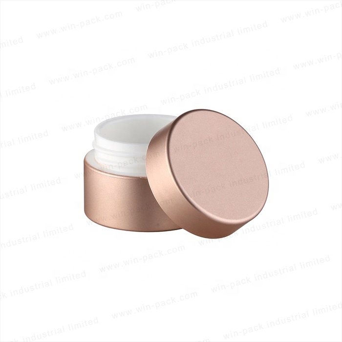 winpack new style empty body small face cream jar containers 5g travel  jars for lotion wholesale with rose gold or gold color
