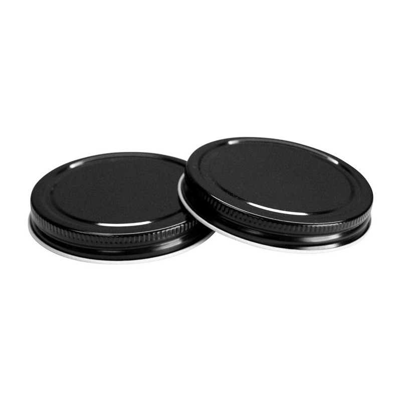 with black metal lid Christmas candle jar amber glass straight side jar