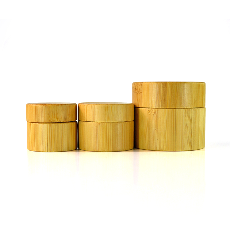 wooden cosmetic packaging 5g 10g 15g 30g 50g 100g 150g 200g 250g Bamboo cream Jar