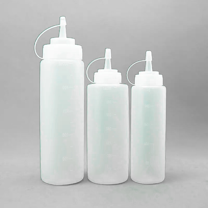 2oz Plastic Squeeze Bottle With Cap / 2oz Honey, Ketchup, Soya Chili Plastic Bottle
